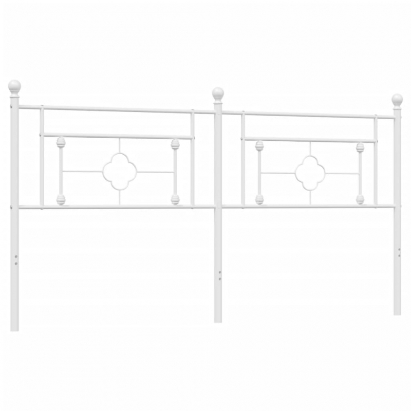 Kopfteil Metall Weiß 180 cm