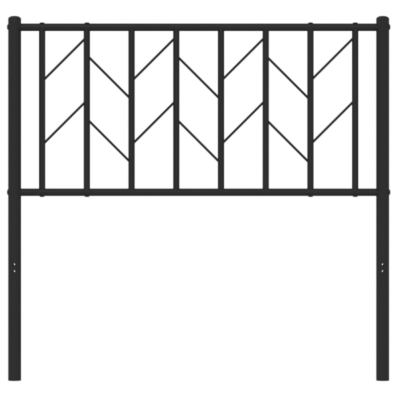 Kopfteil Metall Schwarz 90 cm