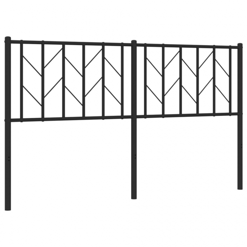 Kopfteil Metall Schwarz 150 cm