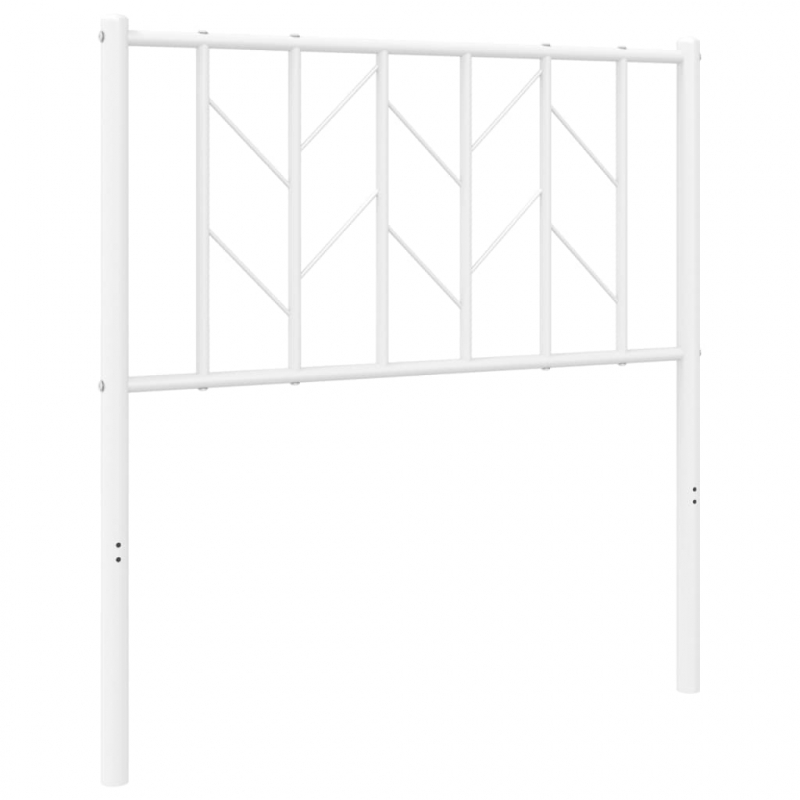 Kopfteil Metall Weiß 80 cm