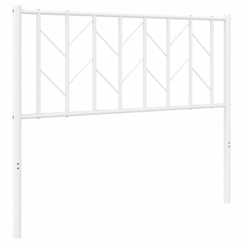 Kopfteil Metall Weiß 100 cm