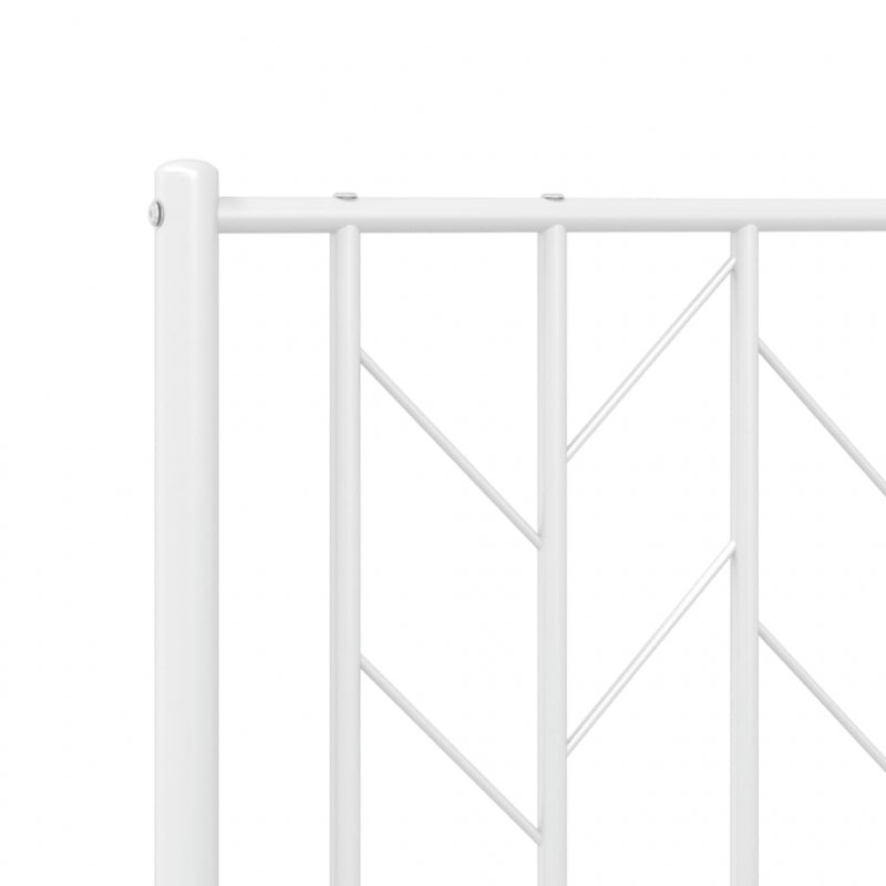 Kopfteil Metall Weiß 100 cm