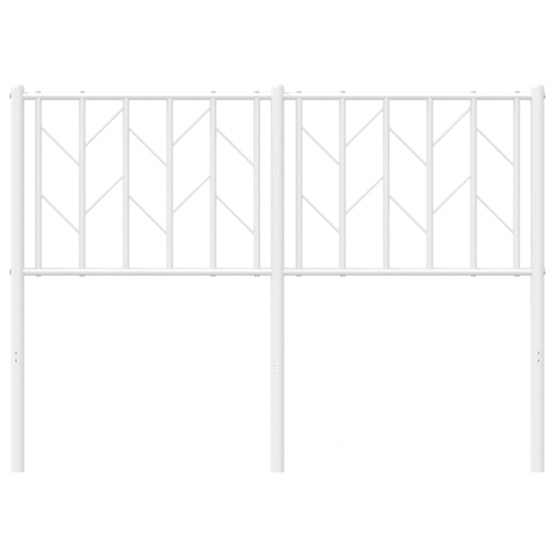 Kopfteil Metall Weiß 120 cm