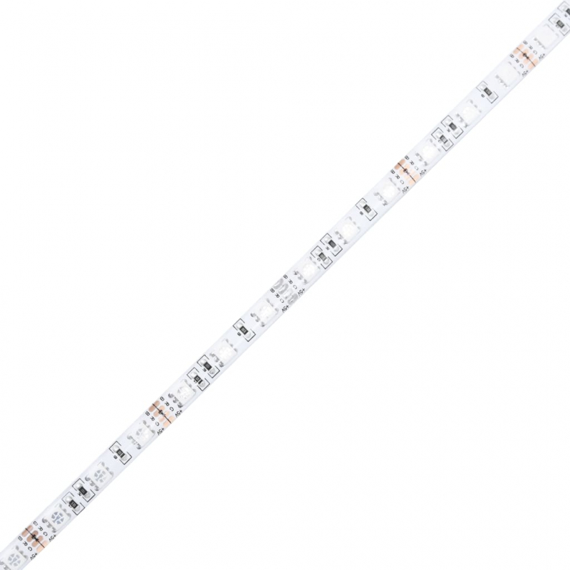 Couchtisch mit LED-Leuchten Braun Eichen-Optik 85x55x31 cm