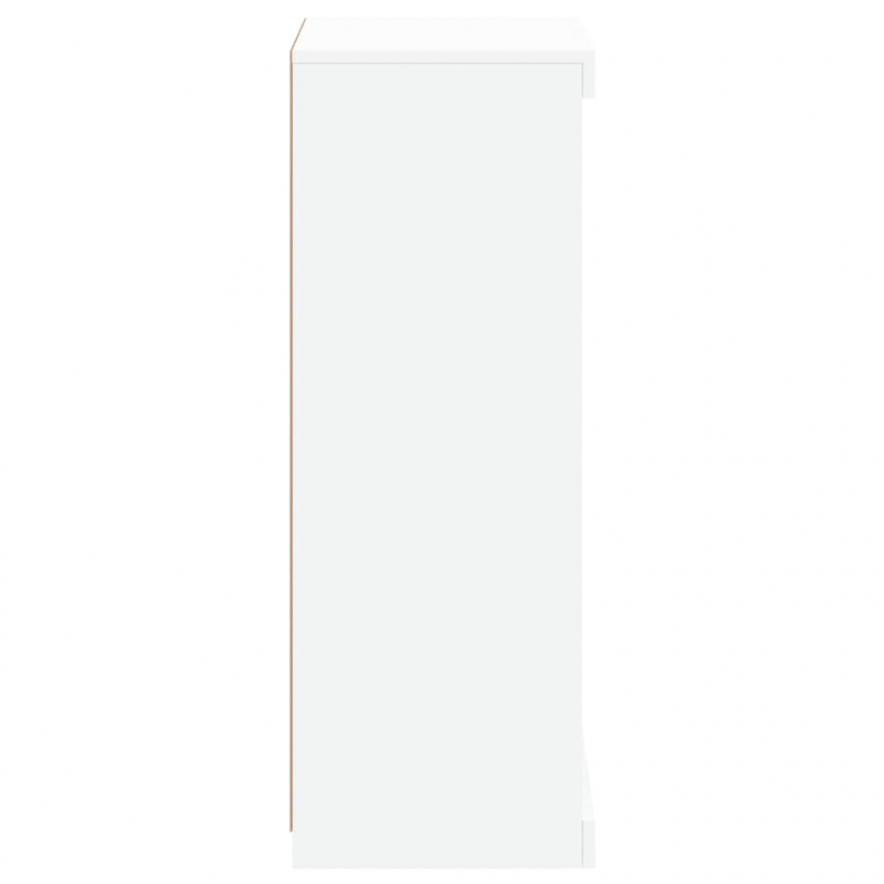 Sideboard mit LED-Beleuchtung Weiß 41x37x100 cm