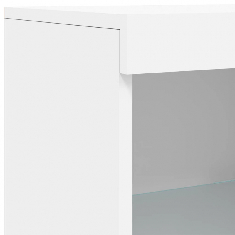 Sideboard mit LED-Beleuchtung Weiß 41x37x100 cm