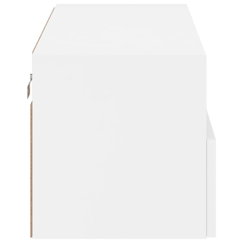 TV-Wandschrank Weiß 80x30x30 cm Holzwerkstoff