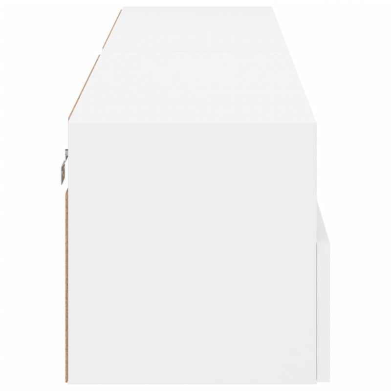 TV-Wandschränke 2 Stk. Weiß 80x30x30 cm Holzwerkstoff