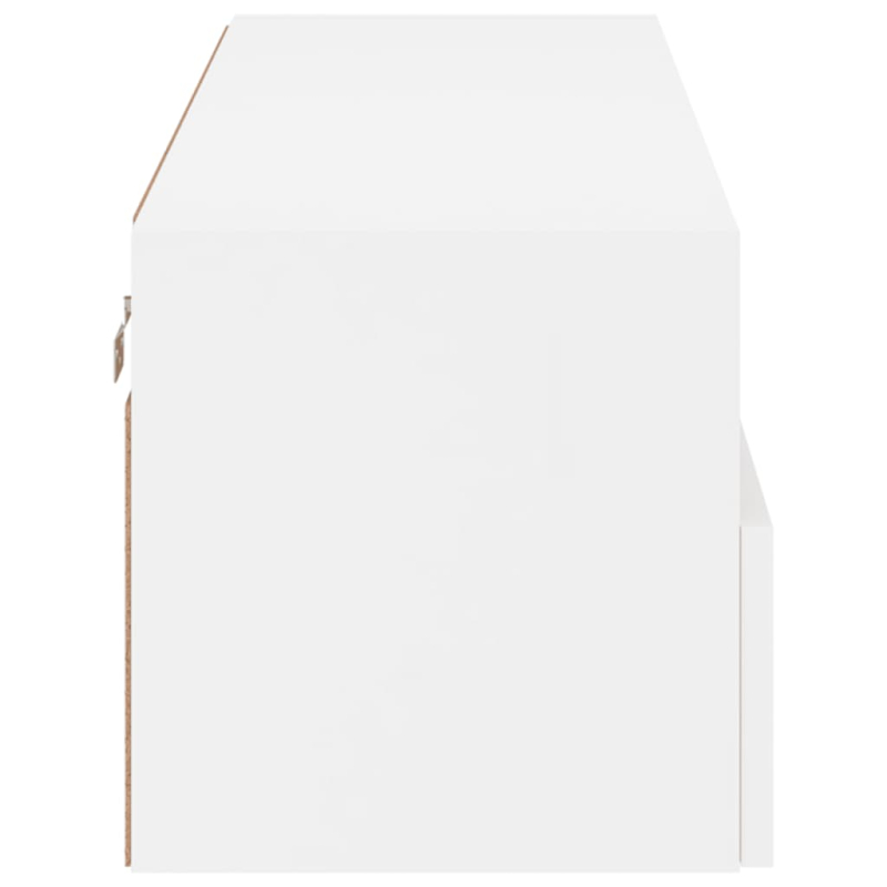 TV-Wandschrank Weiß 100x30x30 cm Holzwerkstoff