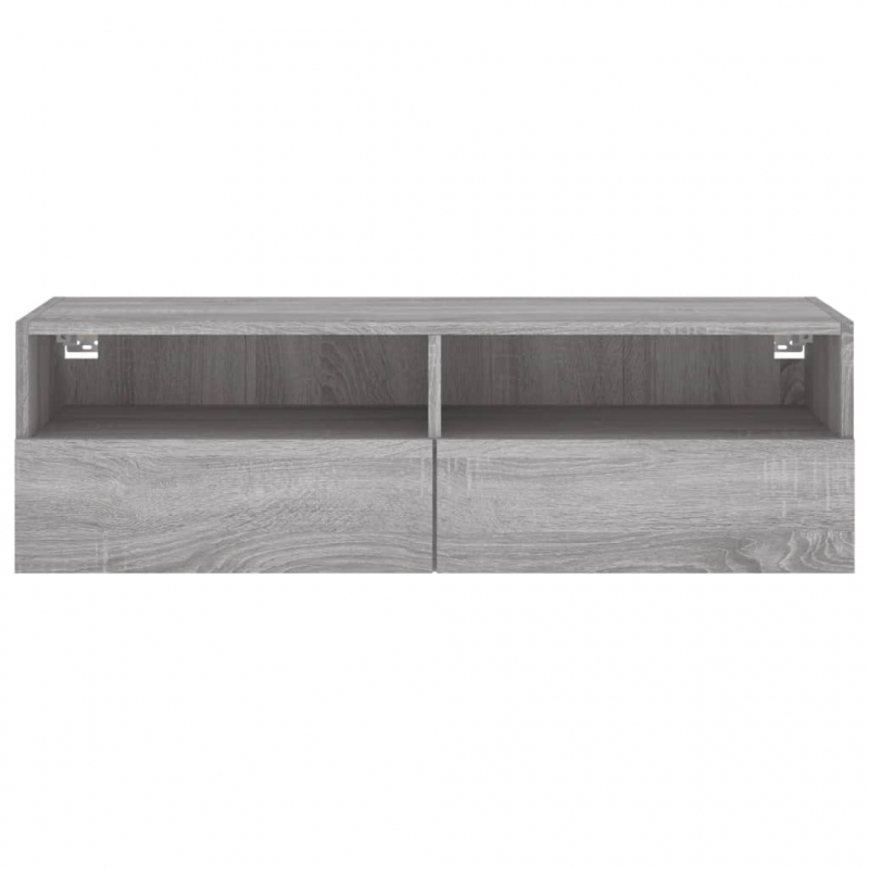 TV-Wandschrank Grau Sonoma 100x30x30 cm Holzwerkstoff