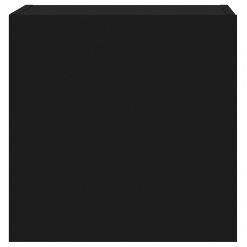 TV-Wandschränke 2 Stk. Schwarz 40,5x30x40 cm Holzwerkstoff