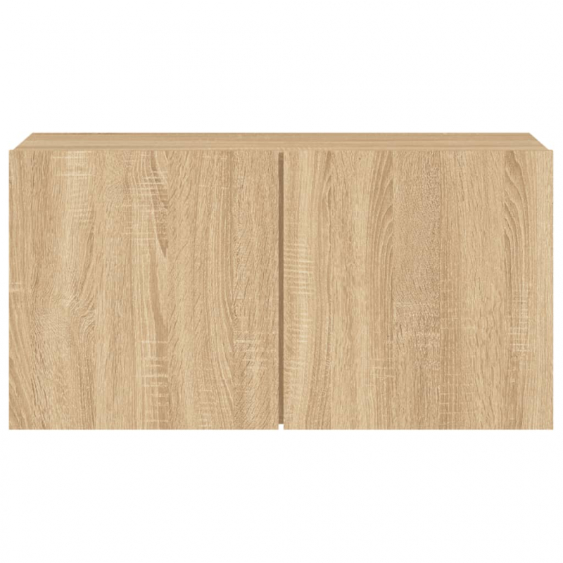 TV-Wandschrank Sonoma-Eiche 80x30x41 cm