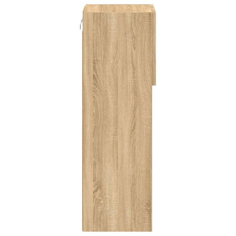 TV-Schränke mit LED-Leuchten 2 Stk. Sonoma-Eiche 30,5x30x90 cm