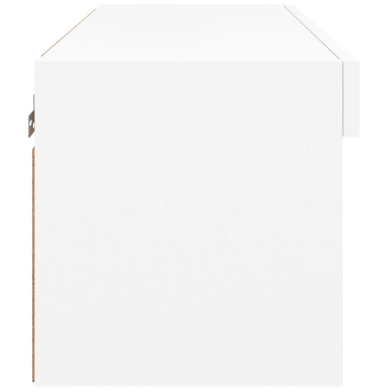 TV-Schrank mit LED-Leuchten Weiß 60x30x30 cm