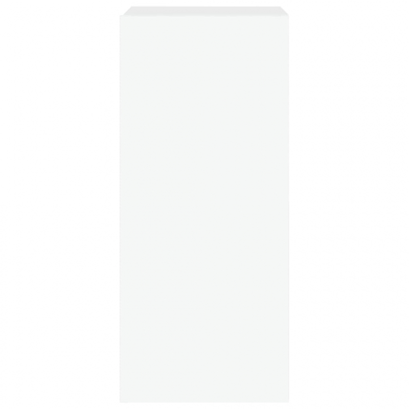 TV-Wandschrank mit LED-Leuchten Weiß 30,5x35x70 cm