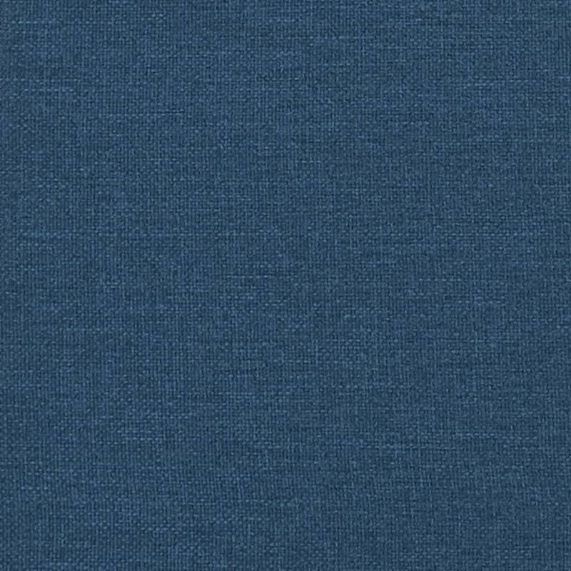 Bettgestell mit Kopfteil ohne Matratze Blau 90x190 cm Stoff