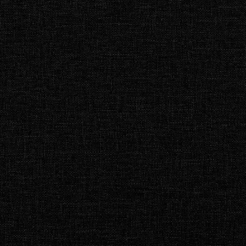 Bettgestell mit Kopfteil ohne Matratze Schwarz 90x200 cm Stoff