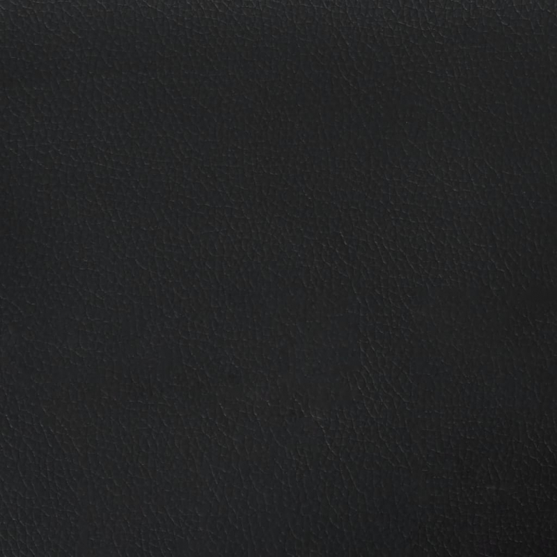 Bettgestell mit Kopfteil Weiß und Schwarz 140x200 cm Kunstleder