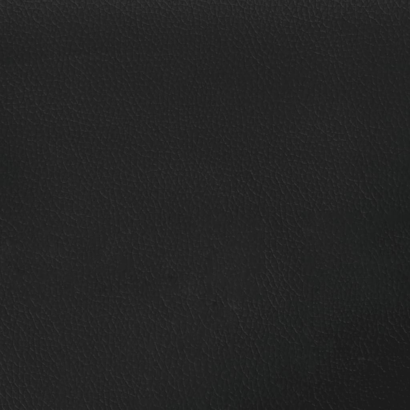 Bettgestell mit Kopfteil Weiß und Schwarz 200x200 cm Kunstleder