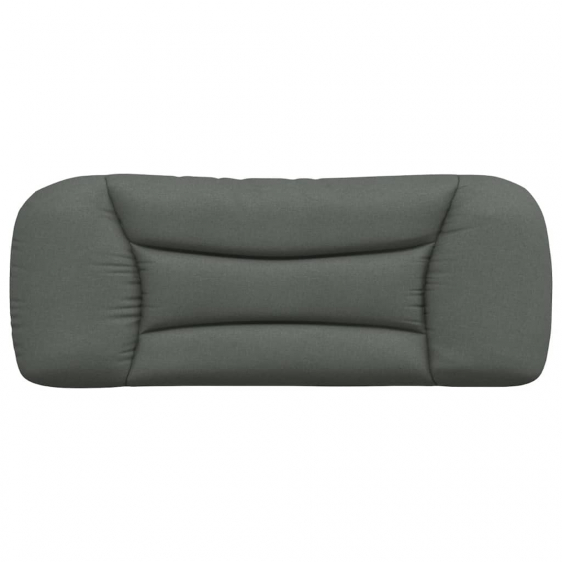 Kopfteil-Kissen Dunkelgrau 100 cm Stoff
