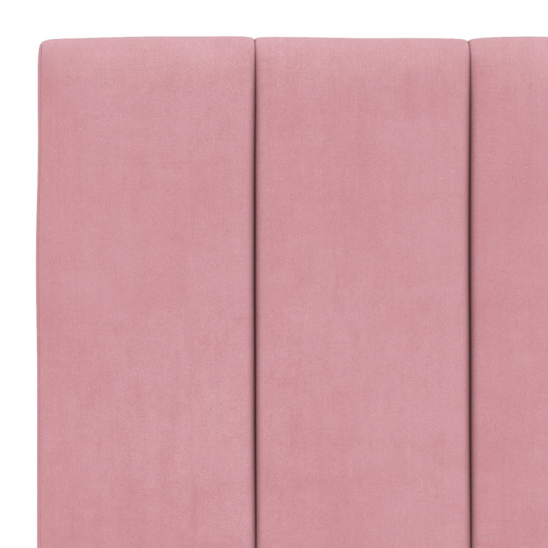 Kopfteil-Kissen Rosa 90 cm Samt
