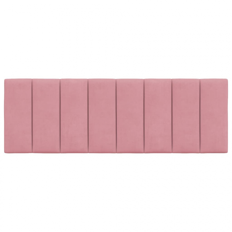 Kopfteil-Kissen Rosa 120 cm Samt