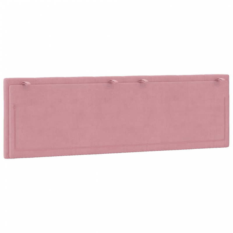 Kopfteil-Kissen Rosa 160 cm Samt