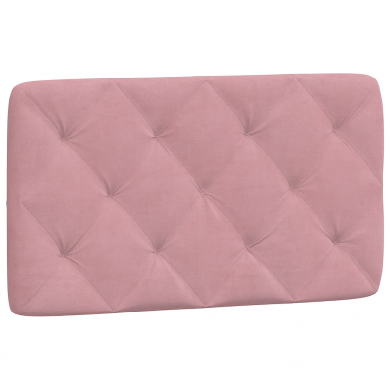 Kopfteil-Kissen Rosa 90 cm Samt