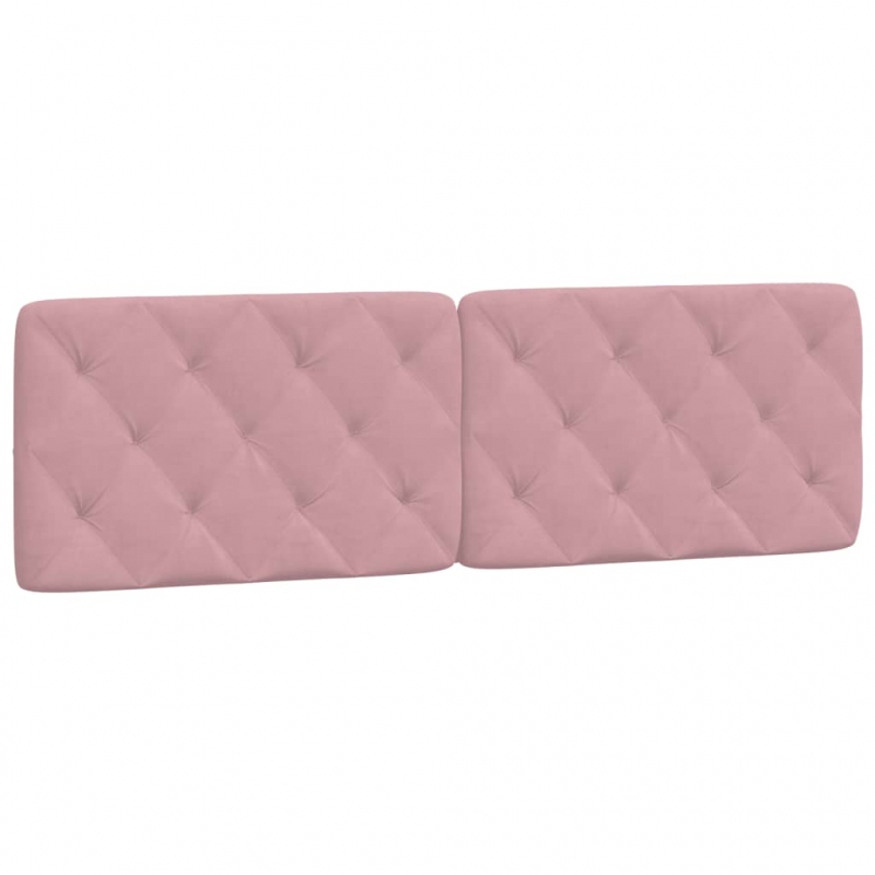 Kopfteil-Kissen Rosa 160 cm Samt