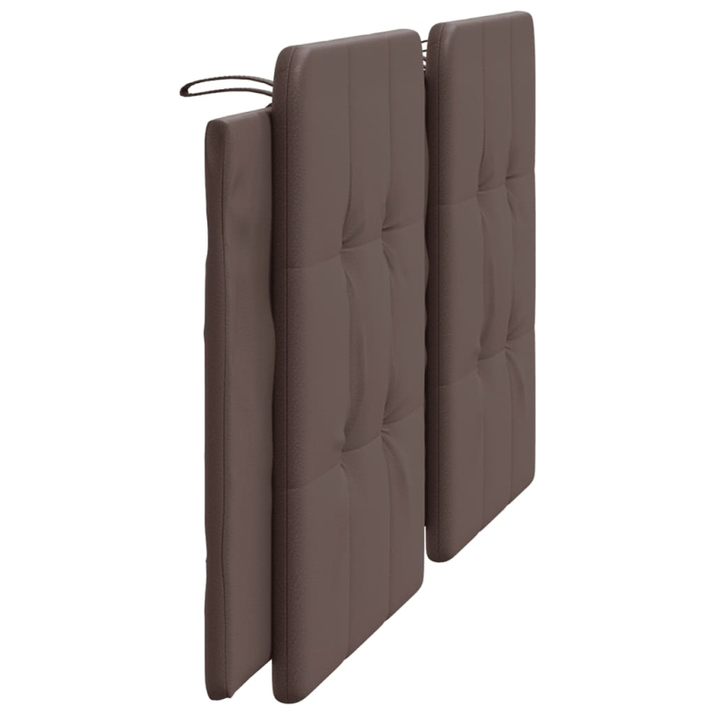 Kopfteil-Kissen Braun 180 cm Kunstleder