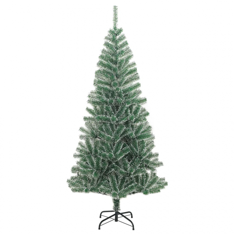 Künstlicher Weihnachtsbaum 300 LEDs & Kugeln Beschneit 210 cm