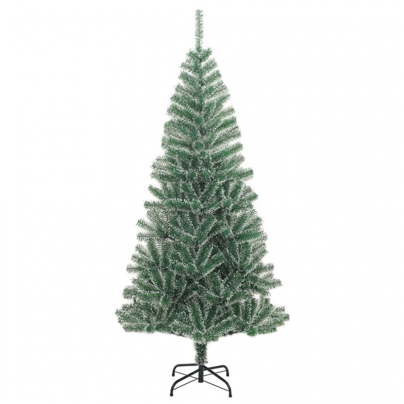 Künstlicher Weihnachtsbaum 300 LEDs & Kugeln Beschneit 180 cm