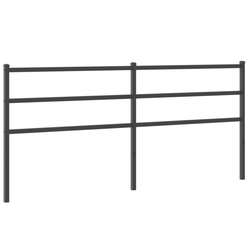 Kopfteil Metall Schwarz 200 cm