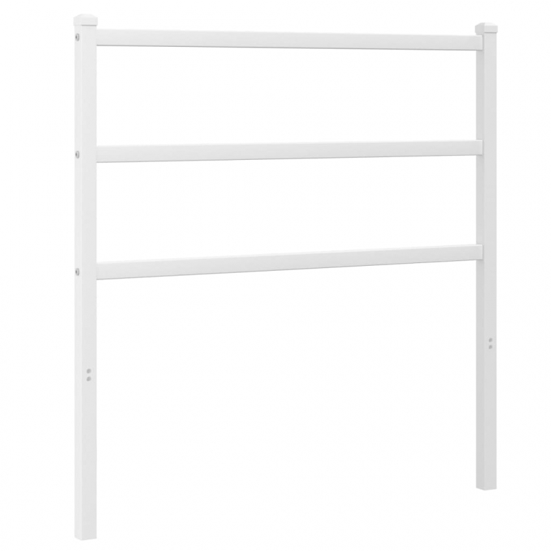 Kopfteil Metall Weiß 90 cm