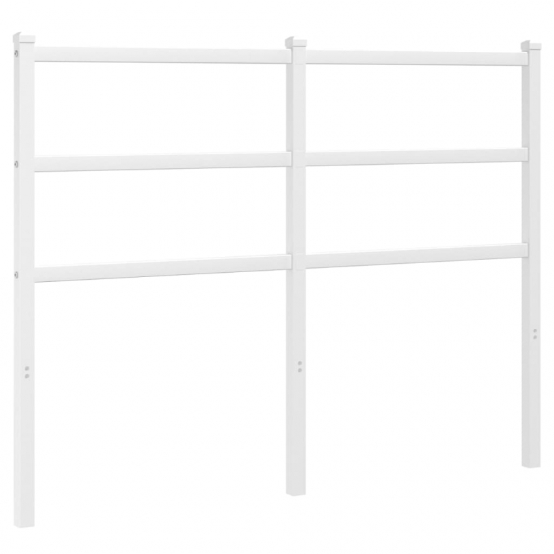 Kopfteil Metall Weiß 120 cm