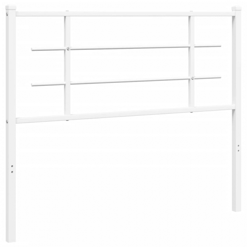 Kopfteil Metall Weiß 107 cm