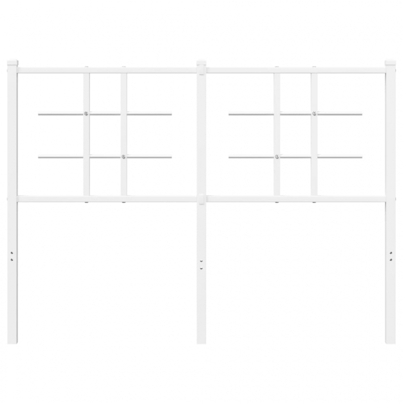Kopfteil Metall Weiß 120 cm