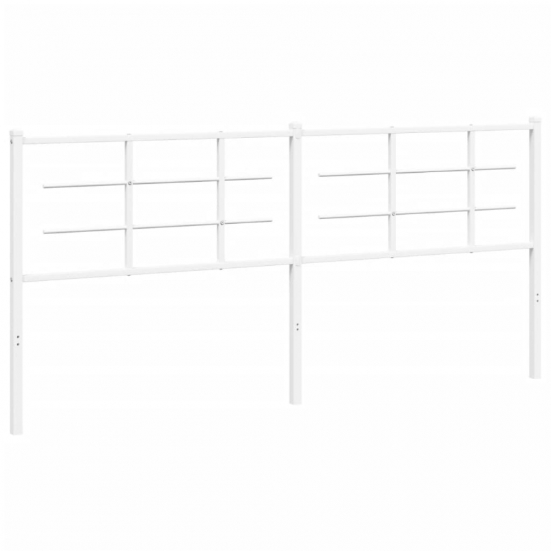 Kopfteil Metall Weiß 193 cm