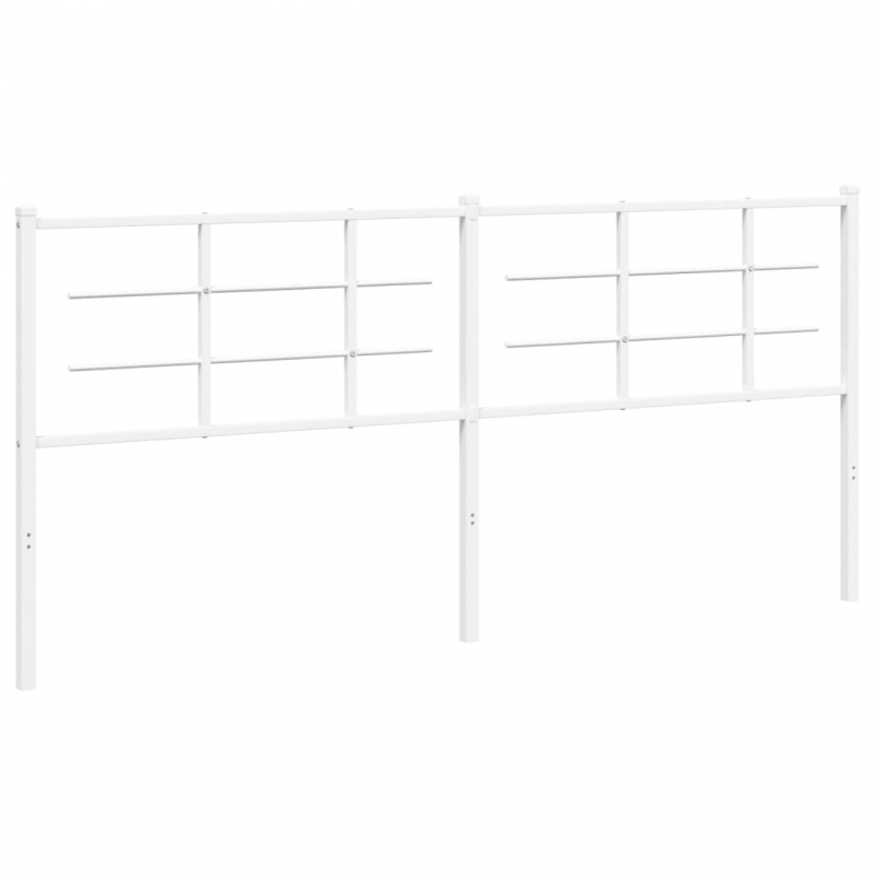 Kopfteil Metall Weiß 200 cm