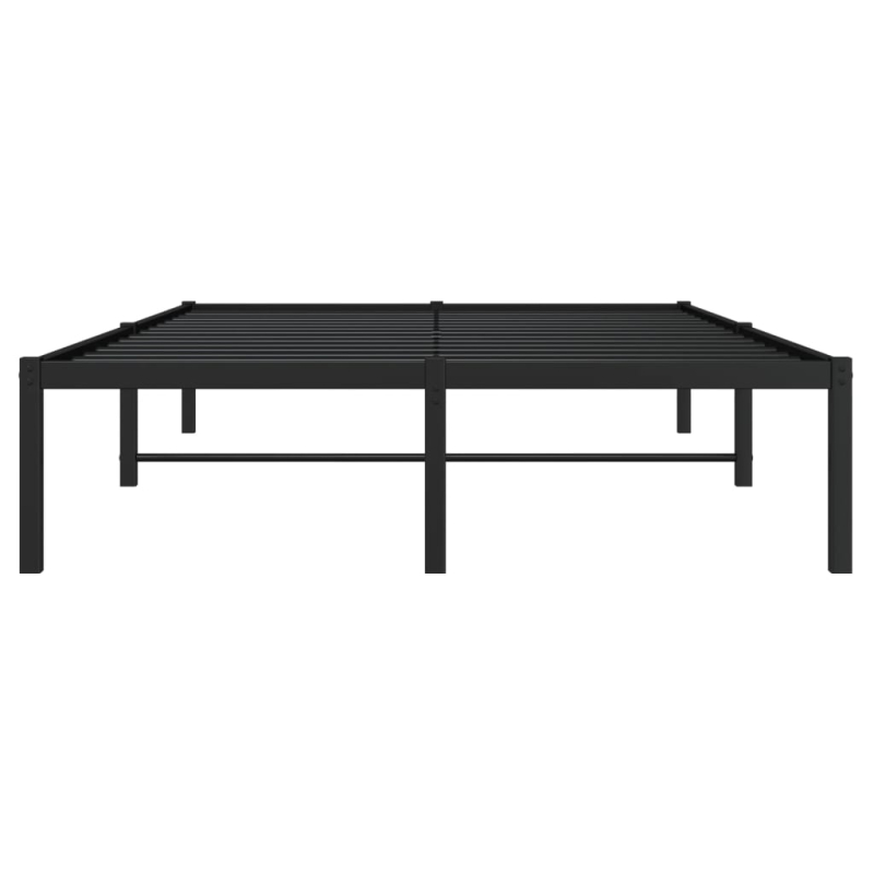 Bettgestell Metall Schwarz 120x190 cm