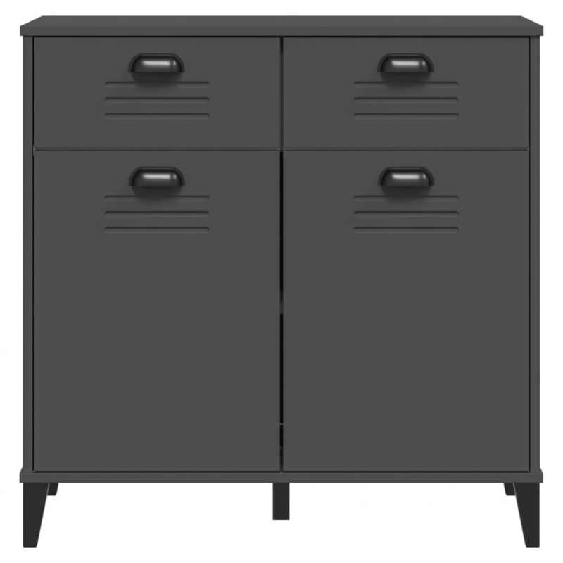 Sideboard VIKEN Anthrazit 80x40x80 cm Holzwerkstoff