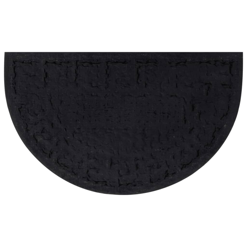 Fußmatte Halbrund 45x75 cm Gummi und Kokosfaser