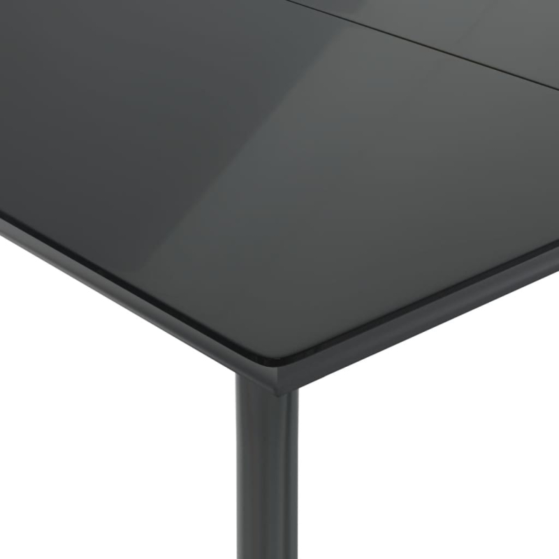 3-tlg. Garten-Essgruppe mit Kissen Braun Poly Rattan