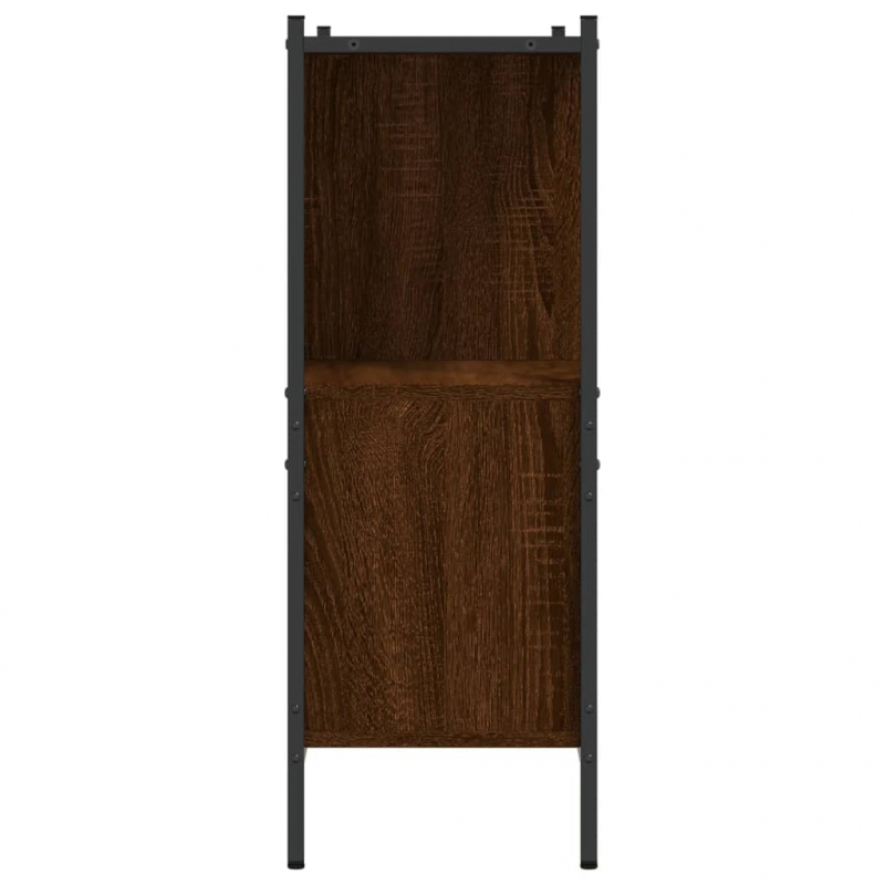 Bücherregal Braun Eichen-Optik 102x28x77,5 cm Holzwerkstoff