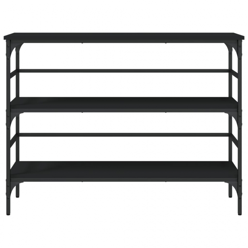 Konsolentisch Schwarz 100x32x75 cm Holzwerkstoff
