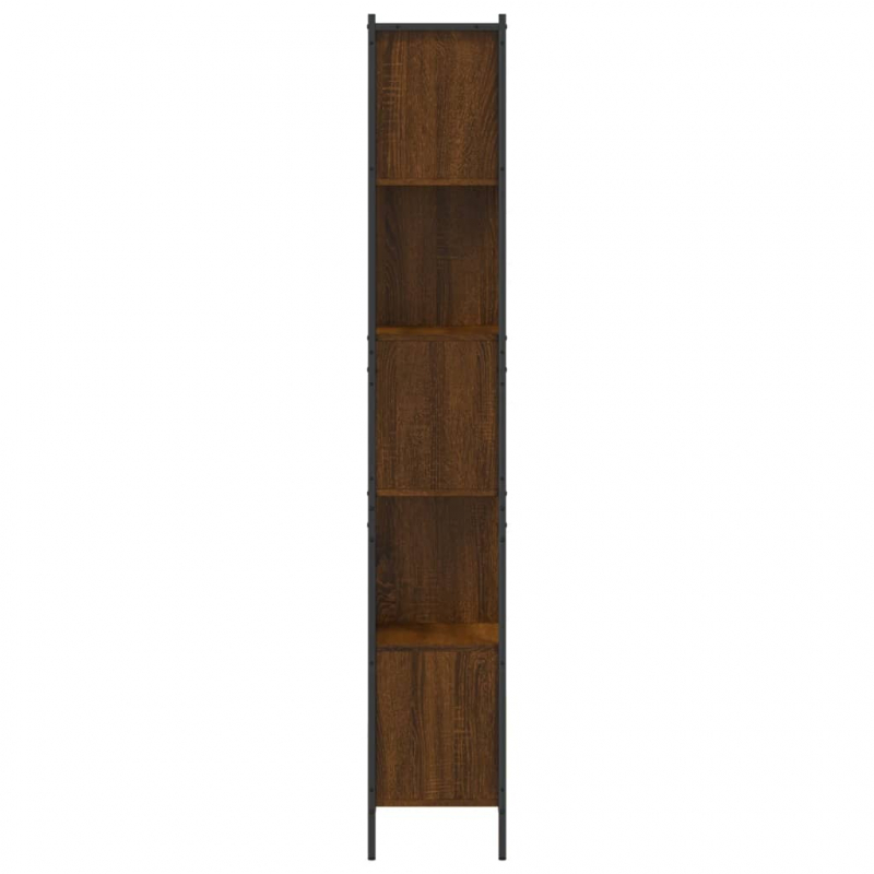 Bücherregal Braun Eichen-Optik 72x28x172 cm Holzwerkstoff