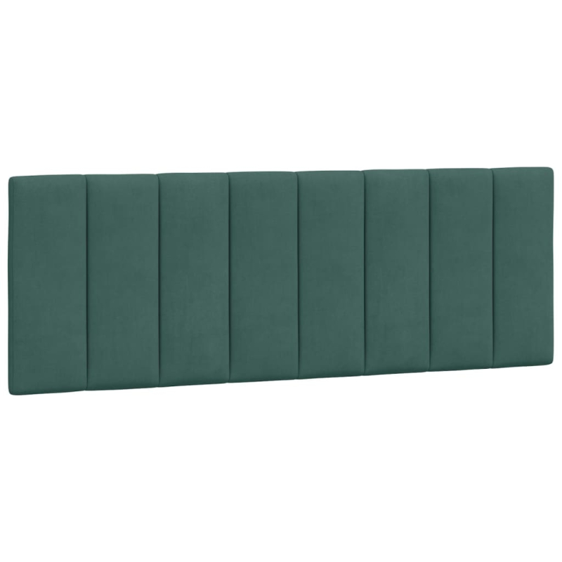 Bettgestell ohne Matratze Dunkelgrün 140x190 cm Samt