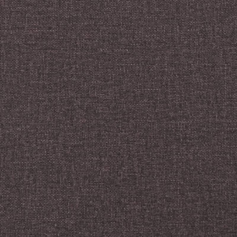 Bett mit Matratze Dunkelbraun 90x200 cm Stoff