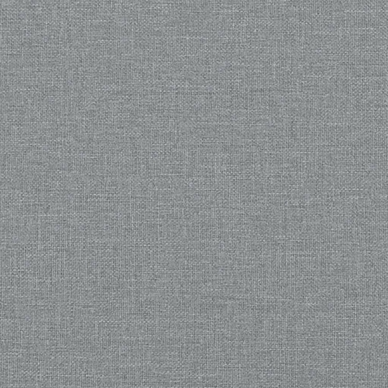 Bett mit Matratze Hellgrau 100x200 cm Stoff