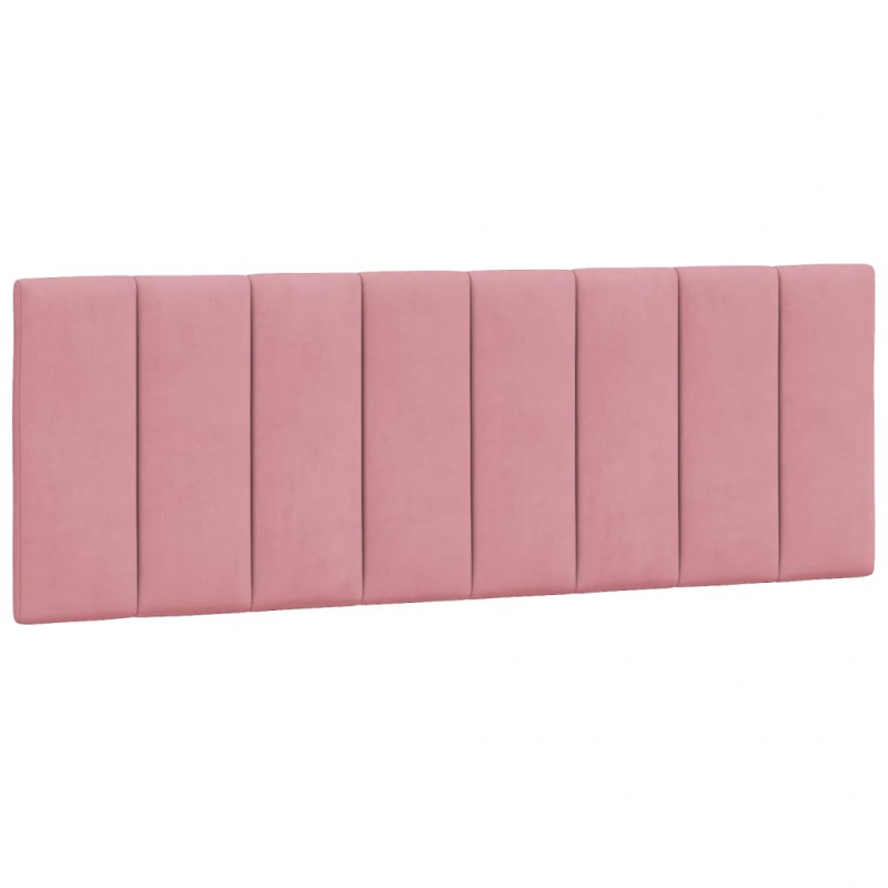 Bett mit Matratze Rosa 120x200 cm Samt